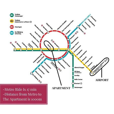 Extravagant-2 Bedrooms-bronze Lejlighed København